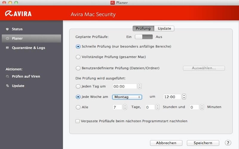 Avira Free Antivirus Mac