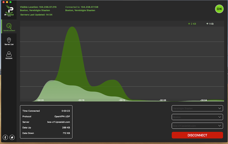 IPVanish Test